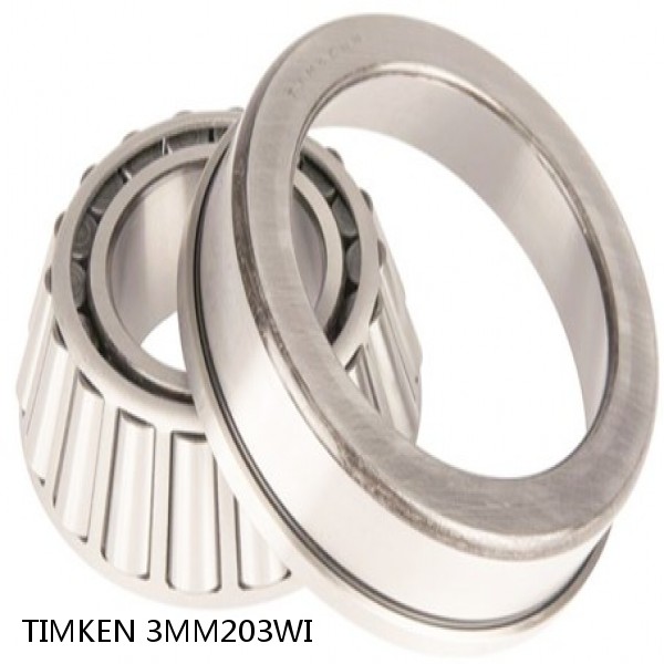 3MM203WI TIMKEN Tapered Roller Bearings Tapered Single Metric