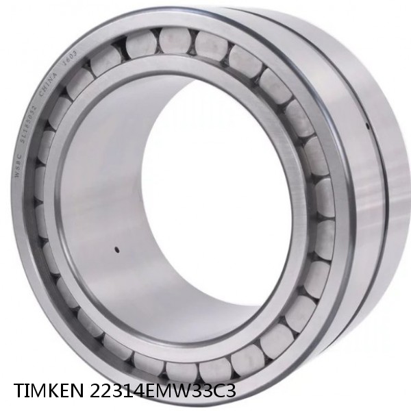 22314EMW33C3 TIMKEN Full Complement Cylindrical Roller Radial Bearings
