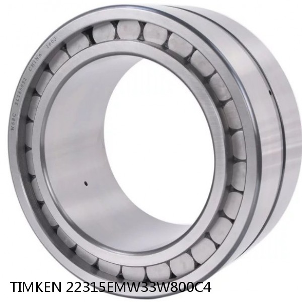 22315EMW33W800C4 TIMKEN Full Complement Cylindrical Roller Radial Bearings