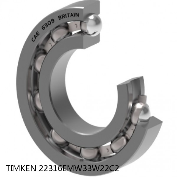 22316EMW33W22C2 TIMKEN Full Complement Cylindrical Roller Radial Bearings
