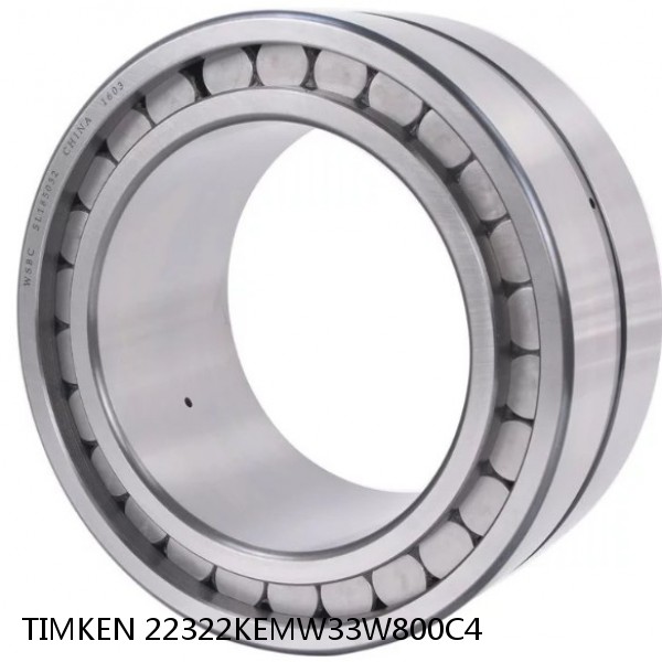 22322KEMW33W800C4 TIMKEN Full Complement Cylindrical Roller Radial Bearings