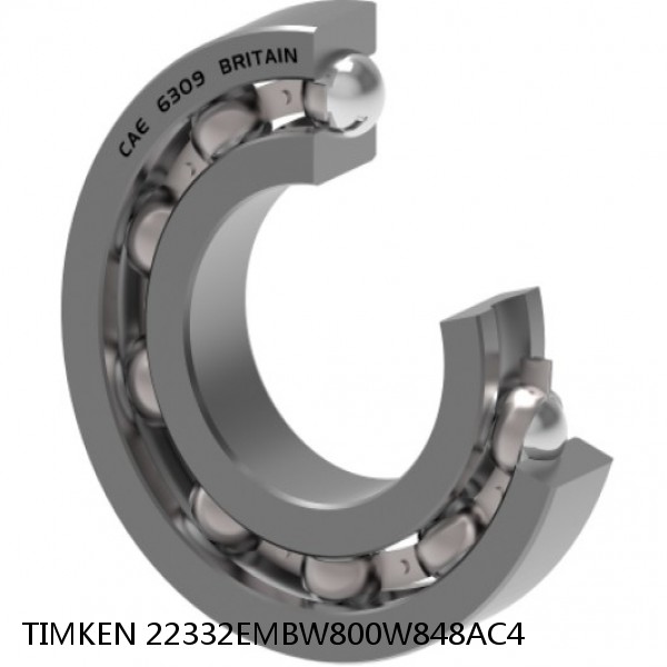22332EMBW800W848AC4 TIMKEN Full Complement Cylindrical Roller Radial Bearings