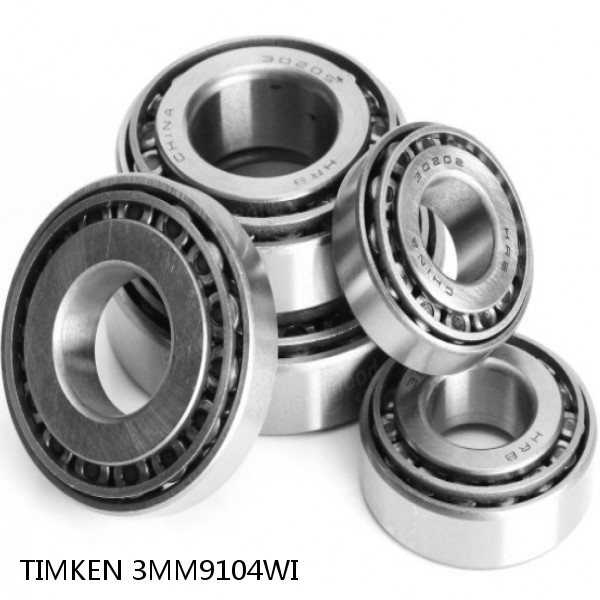 3MM9104WI TIMKEN Tapered Roller Bearings Tapered Single Metric #1 small image